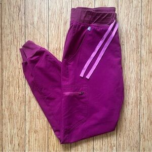 FIGS ZAMORA Scrub Pants SM/Dark Magenta